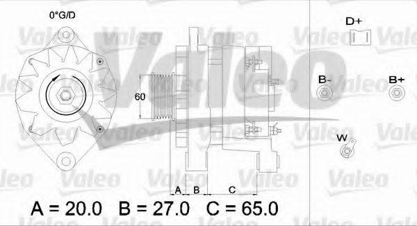 VALEO 436256 Генератор