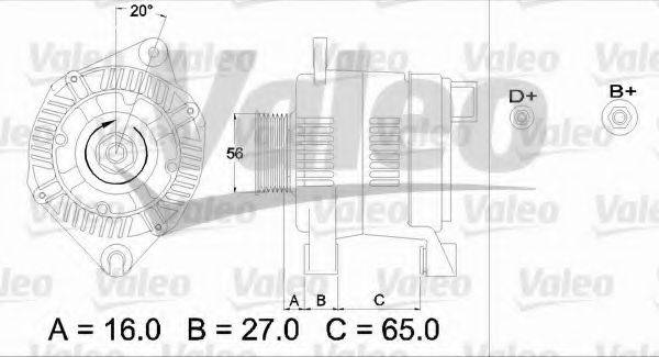 VALEO 436259 Генератор