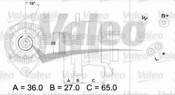 VALEO 436285 Генератор