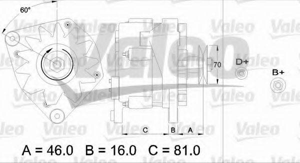 VALEO 436398 Генератор