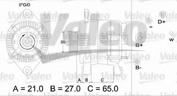 VALEO 436403 Генератор