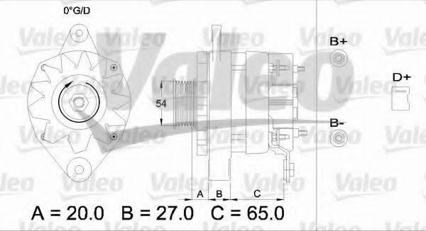 VALEO 436473 Генератор