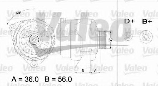 VALEO 436478 Генератор