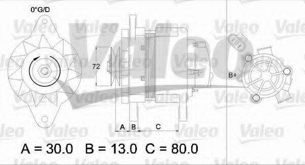 VALEO 436546 Генератор