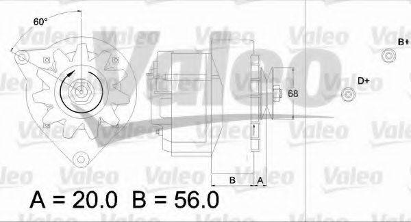 VALEO 436629 Генератор