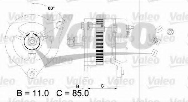 VALEO 437129 Генератор