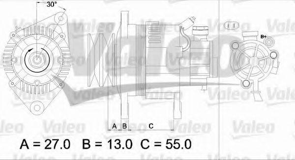 VALEO 437147 Генератор