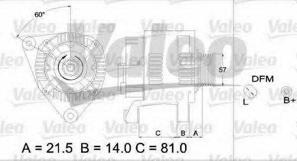 VALEO 437177 Генератор