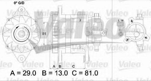 VALEO 437180 Генератор