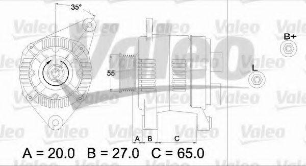 VALEO 437202 Генератор