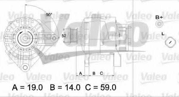 VALEO 437208 Генератор