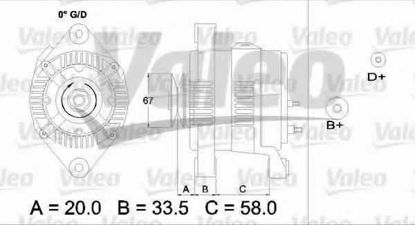 VALEO 437211 Генератор