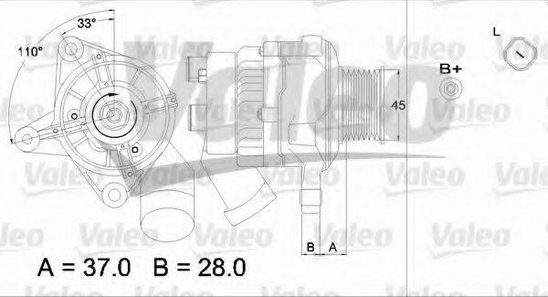 VALEO 437319 Генератор