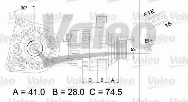 VALEO 437320 Генератор