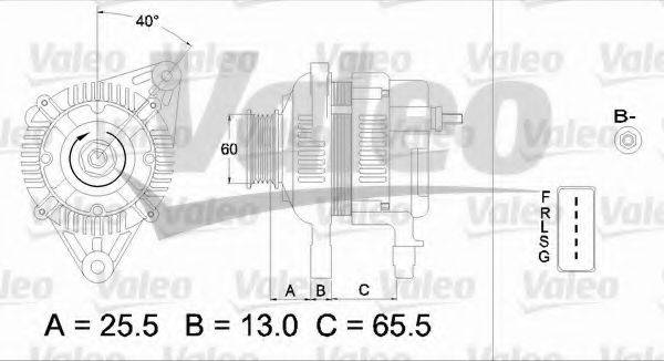 VALEO 437335 Генератор