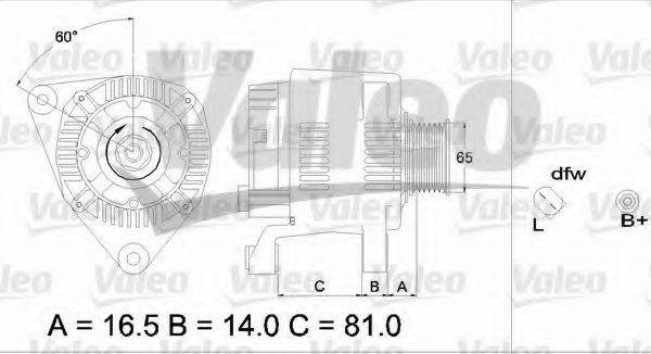 VALEO 437359 Генератор