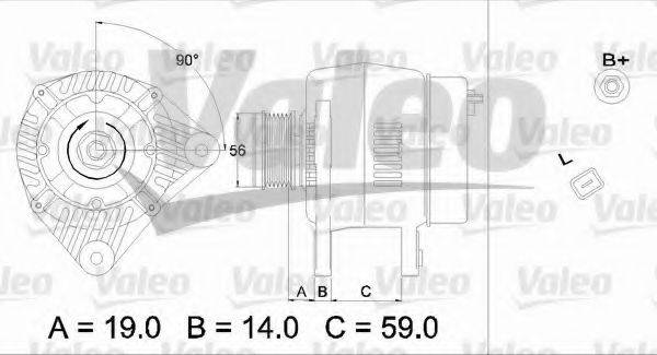 VALEO 437361 Генератор