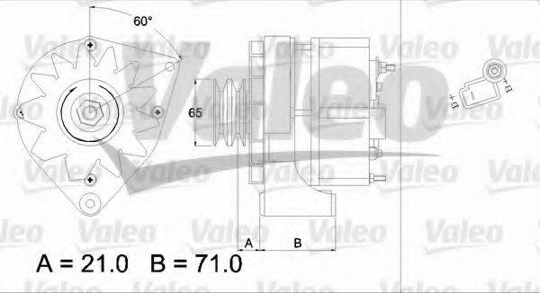 VALEO 437372 Генератор