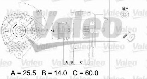 VALEO 437404 Генератор