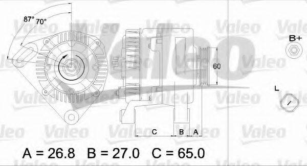 VALEO 437428 Генератор