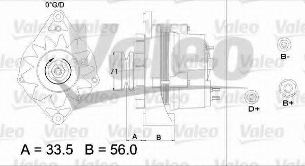 VALEO 437459 Генератор