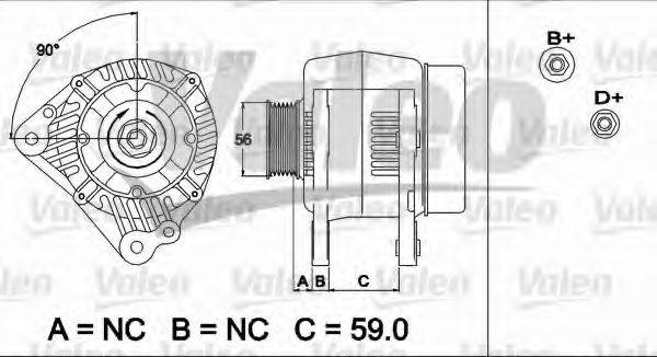 VALEO 437492 Генератор