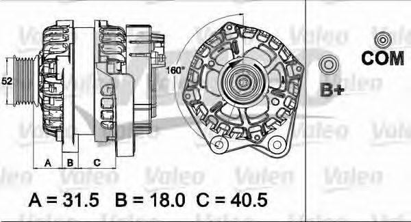 VALEO 437506 Генератор