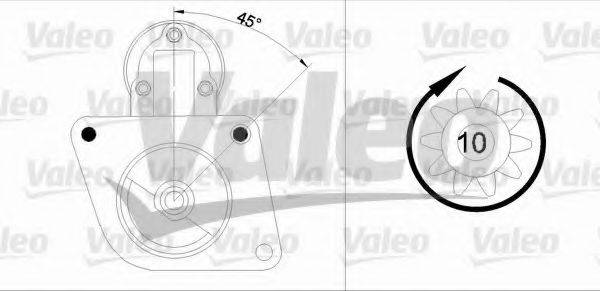 VALEO 455511 Стартер