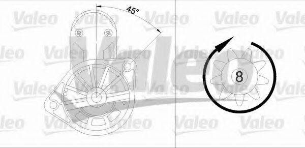 VALEO 455583 Стартер