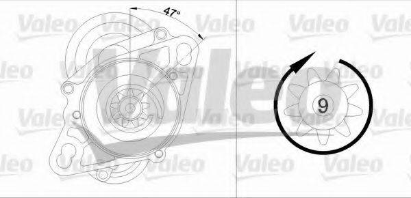 VALEO 455717 Стартер