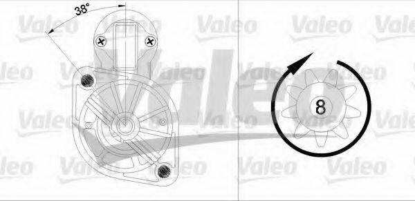 VALEO 455968 Стартер