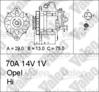 VALEO 437179 Генератор