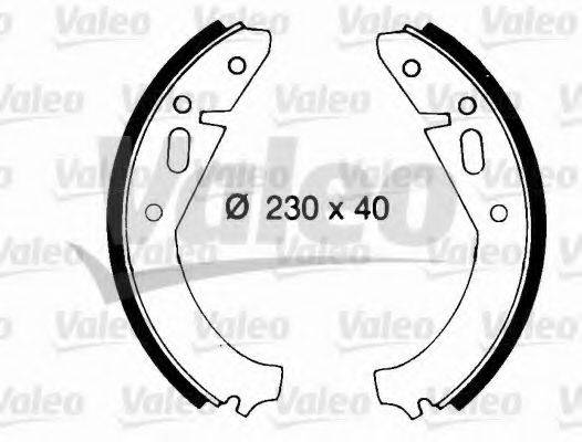 VALEO 562689 Комплект гальмівних колодок