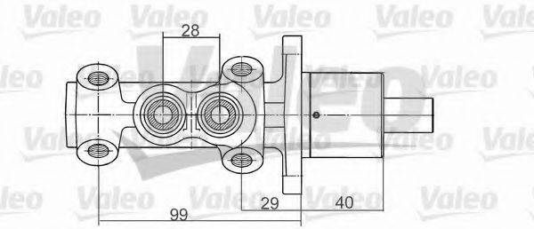 VALEO 402182 головний гальмівний циліндр