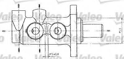 VALEO 402321 головний гальмівний циліндр