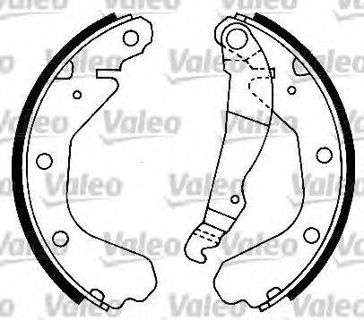 VALEO 554571 Комплект гальмівних колодок