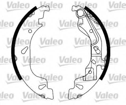 VALEO 553869 Комплект гальмівних колодок