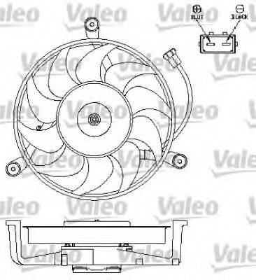 VALEO 696043 Вентилятор, охолодження двигуна