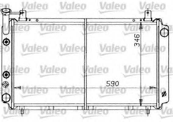 VALEO 730409 Радіатор, охолодження двигуна