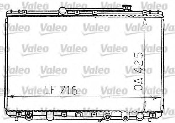 VALEO 731197 Радіатор, охолодження двигуна