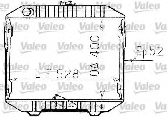 VALEO 731200 Радіатор, охолодження двигуна