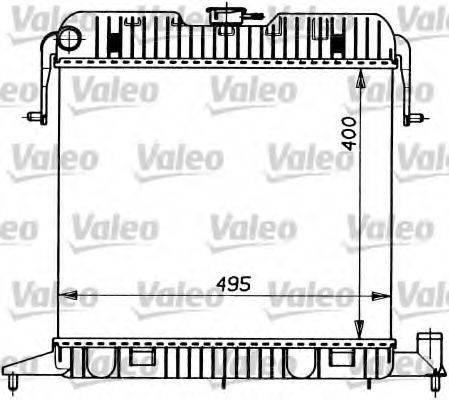 VALEO 731201 Радіатор, охолодження двигуна