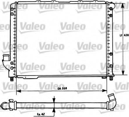 VALEO 731278 Радіатор, охолодження двигуна