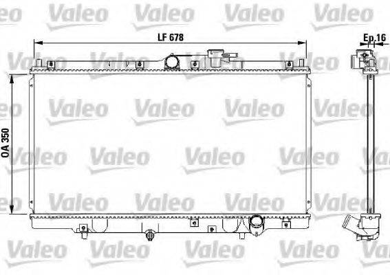 VALEO 731471 Радіатор, охолодження двигуна