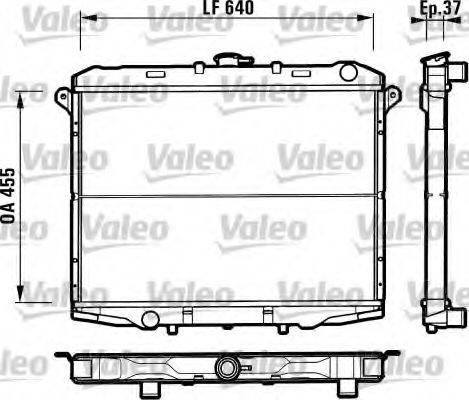 VALEO 731785 Радіатор, охолодження двигуна