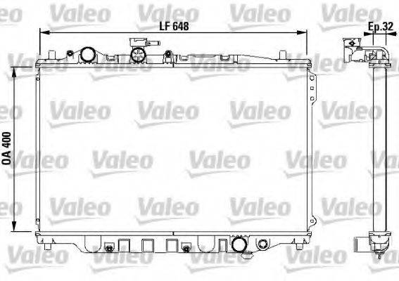 VALEO 732538 Радіатор, охолодження двигуна