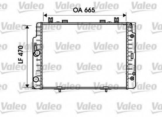 VALEO 734793 Радіатор, охолодження двигуна