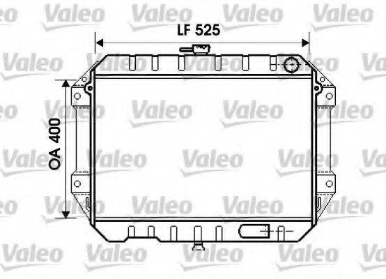 VALEO 734866 Радіатор, охолодження двигуна