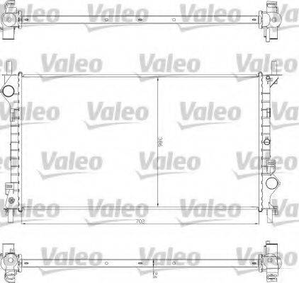 VALEO 735043 Радіатор, охолодження двигуна