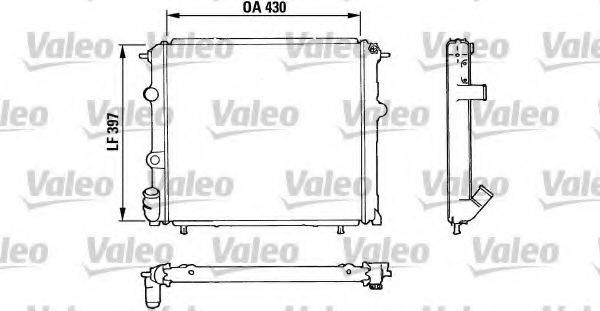 VALEO 810912 Радіатор, охолодження двигуна